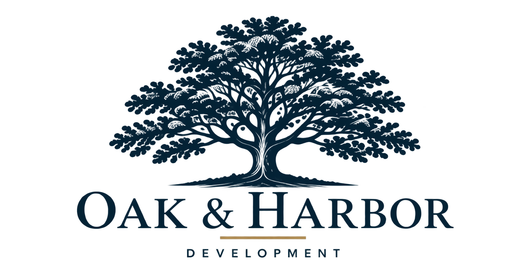 Oak & Harbor Development — oak tree logo